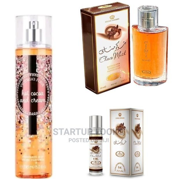 Al rehab choco musk perfume  set  3 in 1