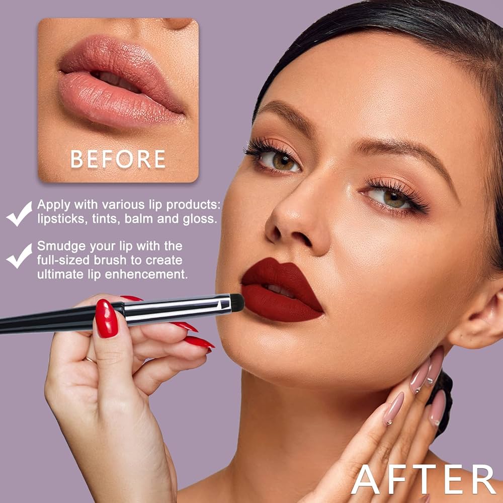 6pcs pack Lip Definar Makeup brushes , Lipstick brushes + FREE 3pcs Lipstick