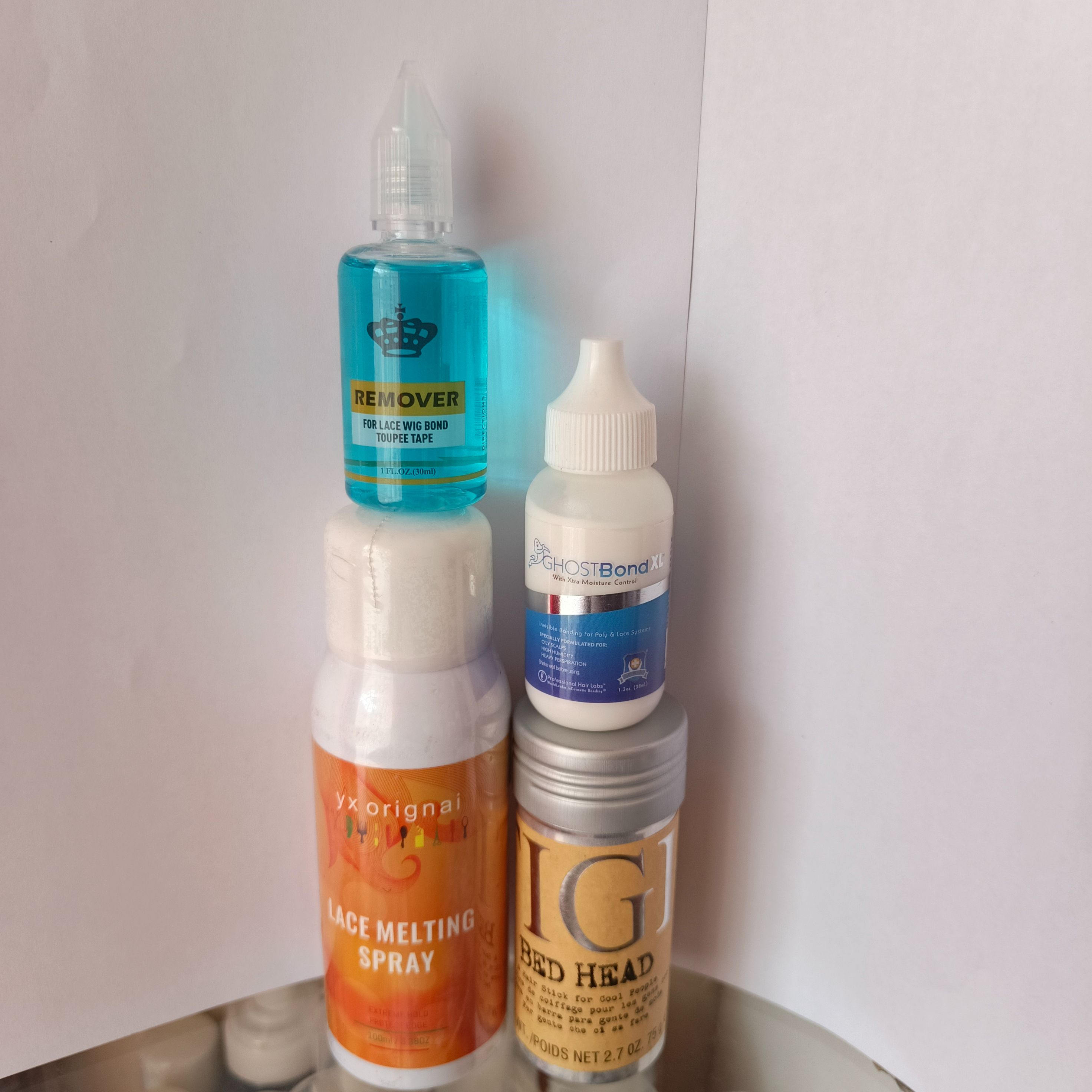 YX original Lace melting spray + Wig Glue + Wax stick + Remover