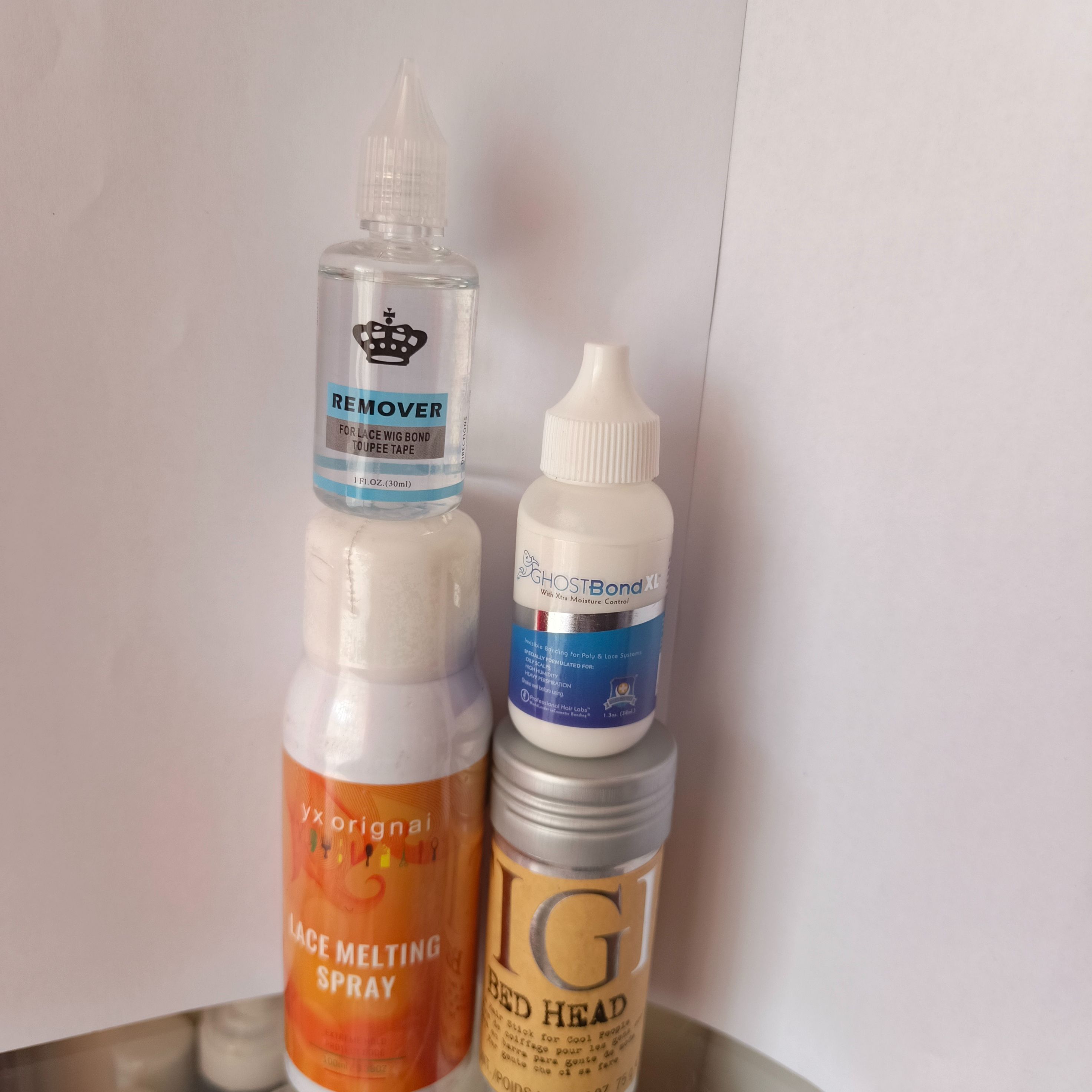 YX original Lace melting spray + Wig Glue + Wax stick + Remover