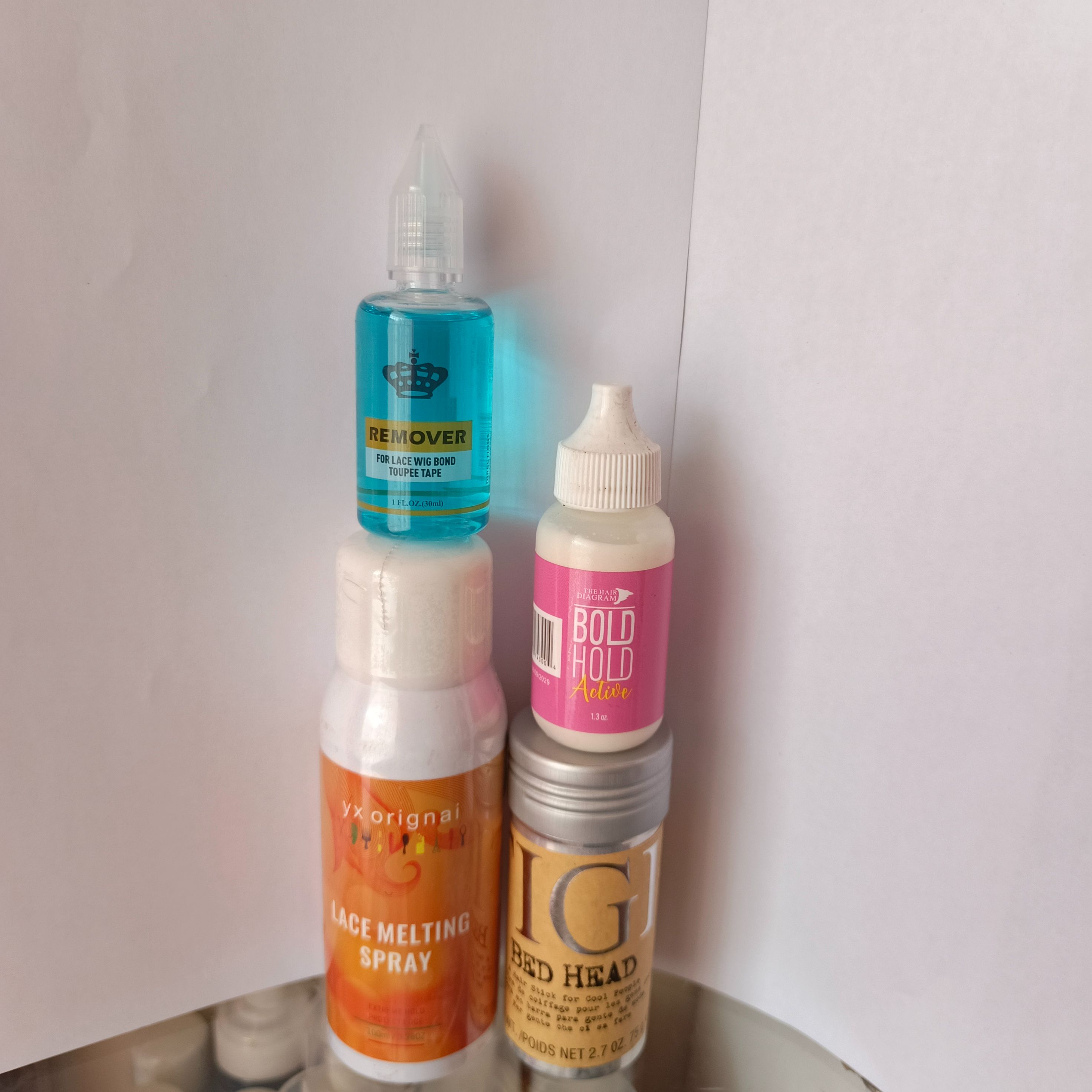 YX original Lace melting spray + Wig Glue + Wax stick + Remover