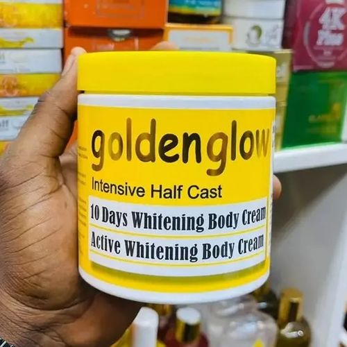 Goldenglow Intensive Half Cast 10days Whitening Body Cream 500ml Carrot Oil, Alpha Arbutin,Glutathione,Tumeric Moisturizing Cream