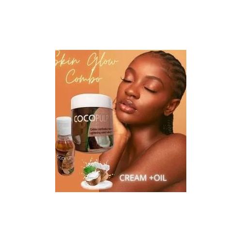 Cocopulp Skin Lightening&Brightening Face&Body Cream with Coconut Oil