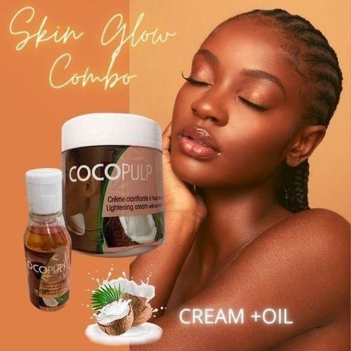 Cocopulp Skin Lightening&Brightening Face&Body Cream with Coconut Oil
