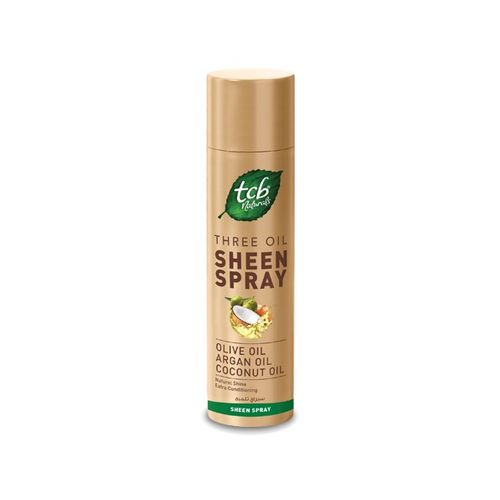 TCB Naturals Sheen Spray Three Oil Olive Argan Coconut Oil Condition Shne