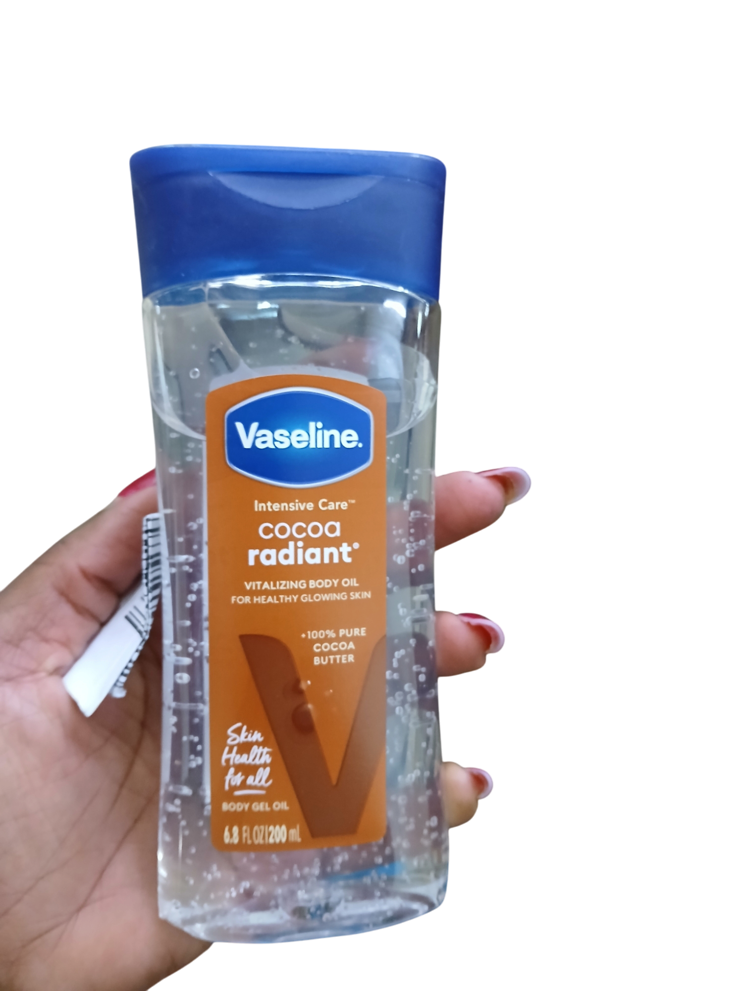 Vaseline Cocoa Radiant Body Oil With Pure Cocoa Butter - ade with 100% Pure Cocoa Butter + Replenishing Oils