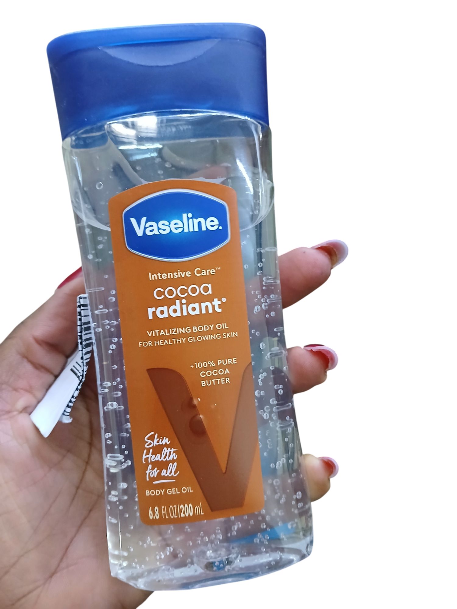 Vaseline Cocoa Radiant Body Oil With Pure Cocoa Butter - ade with 100% Pure Cocoa Butter + Replenishing Oils