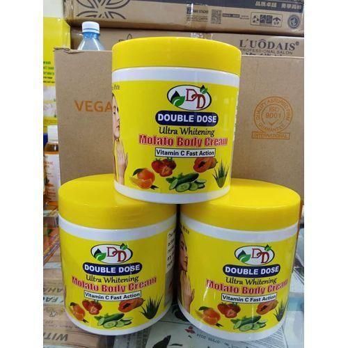 Molato Double Dose Vitamin C Fast Action ultra whitening Body LOTION + CREAM. Clears Pigmentations, Aches, Pimples, Stretch Marks, Sunburn, Blemishes (Check variations under volume)