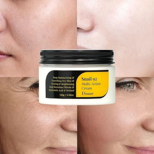 Disaar Snail 96 Mucin Essence Serum + Cream - Moisturizing, Hydrating, Repairing Advanced Snail Serum & Cream  For Face With Snail Secretion