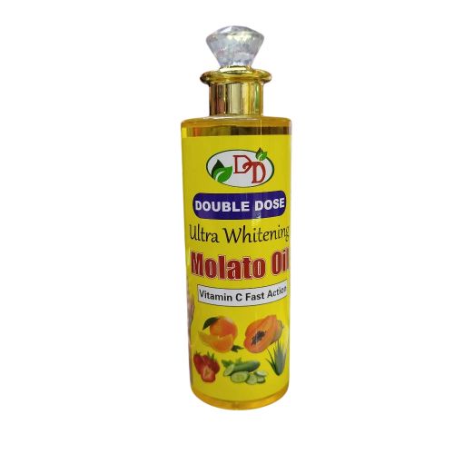 Molato Double Dose Oil Vitamin C Fast Action Brightening Oil. Fades Dark Spots, Clears hyperpigmentation, Acne, & Sunburns