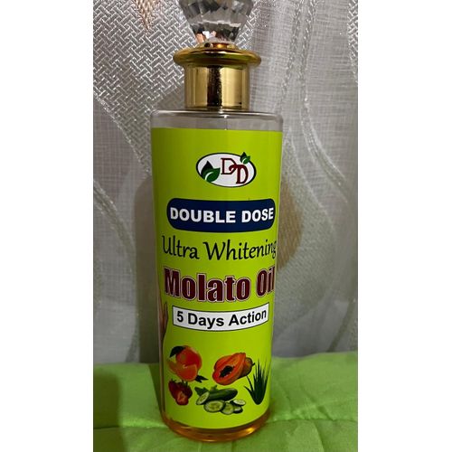 Molato Double Dose Oil Vitamin C Fast Action Brightening Oil. Fades Dark Spots, Clears hyperpigmentation, Acne, & Sunburns