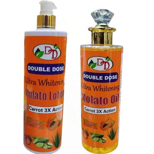 Molato Double Dose Oil Vitamin C Fast Action Brightening Oil. Fades Dark Spots, Clears hyperpigmentation, Acne, & Sunburns