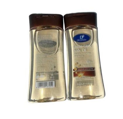 Cocoa Glow Body Oil - For Glowing Skin, Locks in Moisture to help Revitalize Dry and Dull-looking Skin, made with 100% Pure Cocoa Butter + Replenishing Oils 6.8oz - 200ml