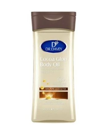 Cocoa Glow Body Oil - For Glowing Skin, Locks in Moisture to help Revitalize Dry and Dull-looking Skin, made with 100% Pure Cocoa Butter + Replenishing Oils 6.8oz - 200ml