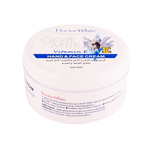 Goat Milk Hand & Face Cream With Vitamin E & Aloe Vera-300g
