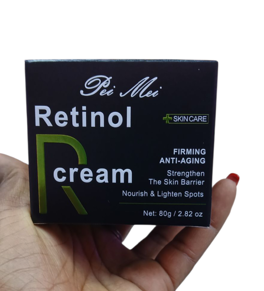 Pei Mei Retinol C Face Cream - Activates, Deeply Moisturizes, Relieves Skin, Repairs Texture, Prevents Skin Aging, Resists Wrinkles, Softens, Smoothens out, Brightens, and Firms Skin