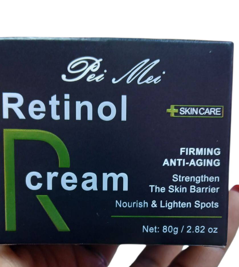 Pei Mei Retinol C Face Cream - Activates, Deeply Moisturizes, Relieves Skin, Repairs Texture, Prevents Skin Aging, Resists Wrinkles, Softens, Smoothens out, Brightens, and Firms Skin