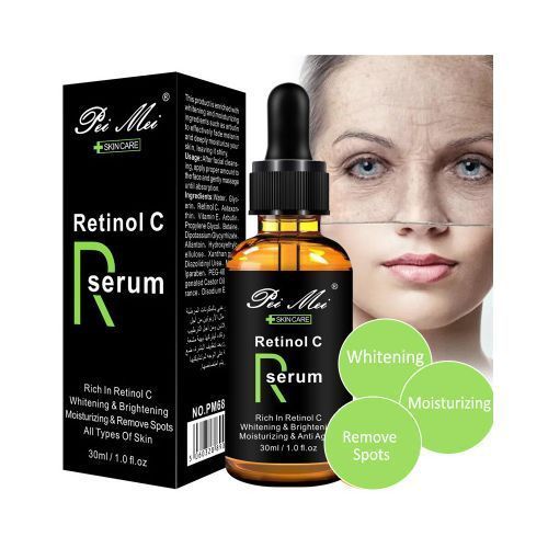 Pei Mei Retinol C Face Cream - Activates, Deeply Moisturizes, Relieves Skin, Repairs Texture, Prevents Skin Aging, Resists Wrinkles, Softens, Smoothens out, Brightens, and Firms Skin
