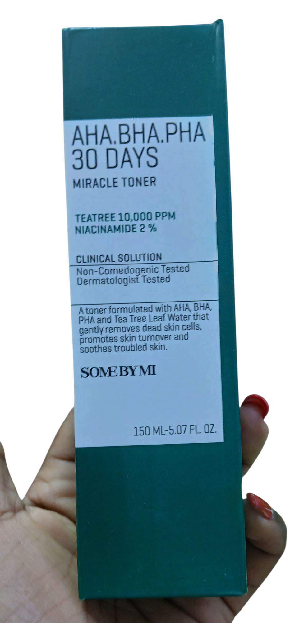 SOME BY MI AHA BHA PHA 30 Days Miracle Toner – 5.07oz, 150ml – Salicylic Acid Exfoliating Face Toner for All Skin Types – Daily Pore Care & Oil Control with 2% Niacinamide