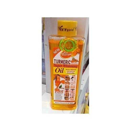 VEET GOLD Turmeric Body Cream + Oil (2 Pack) - Supper Whitening Oil + Cream - Clears Knuckles, Removes Dirt & Impurities Super Whitening, Clears Dark Thighs Anti Dark spots