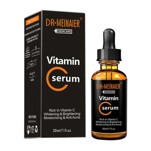 DR MEINAIER Vitamin C Face Serum Hyaluronic Acid & Vitamin E - leaves your Skin Clearer, Brighter and Younger