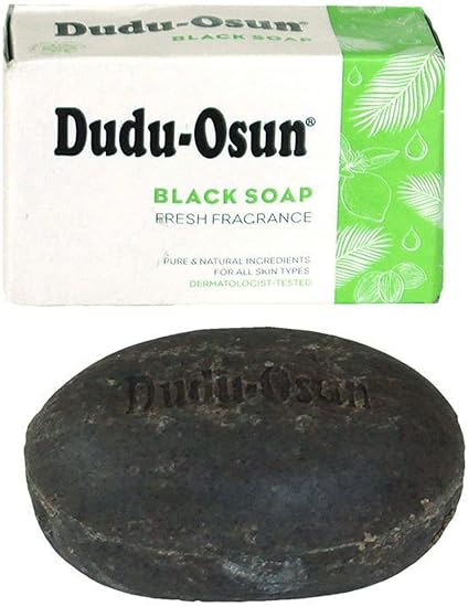 Dudu-Osun, African Black Soap, 100% Pure, 150g. - Deals with Chronic Eczema, Acne, Freckles, and Dark Spots