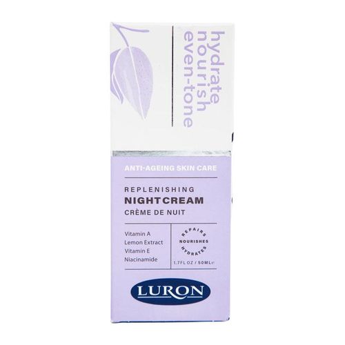 Luron Replenishing Night Cream – Deep Hydration, Repair & Glow Boost with Vitamin E & Natural Extracts for All Skin Types