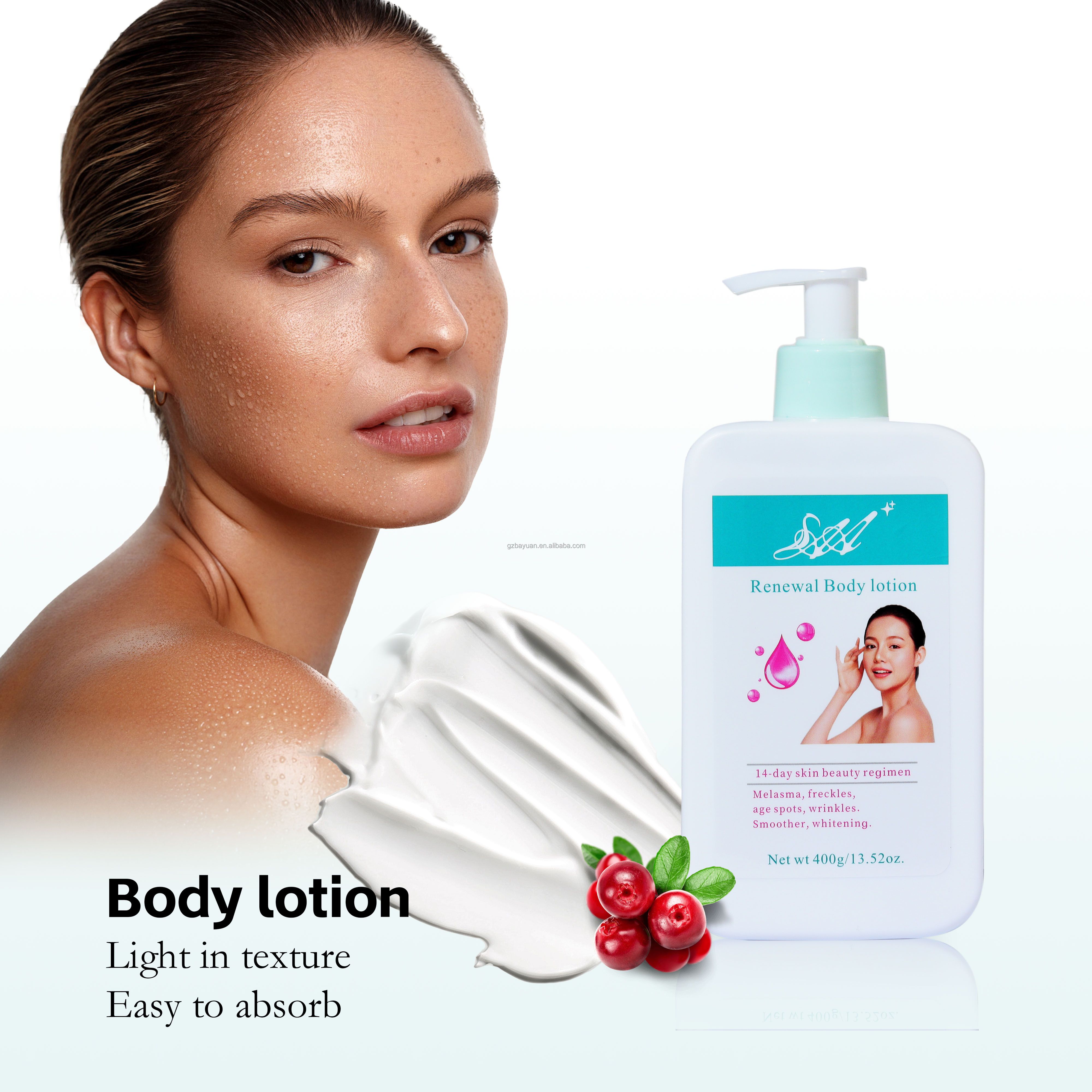 Renewal Body Lotion -  Hydrates the Skin,  Removes Pigmentation, Brightens Skin, and Provides Anti-aging Benefits