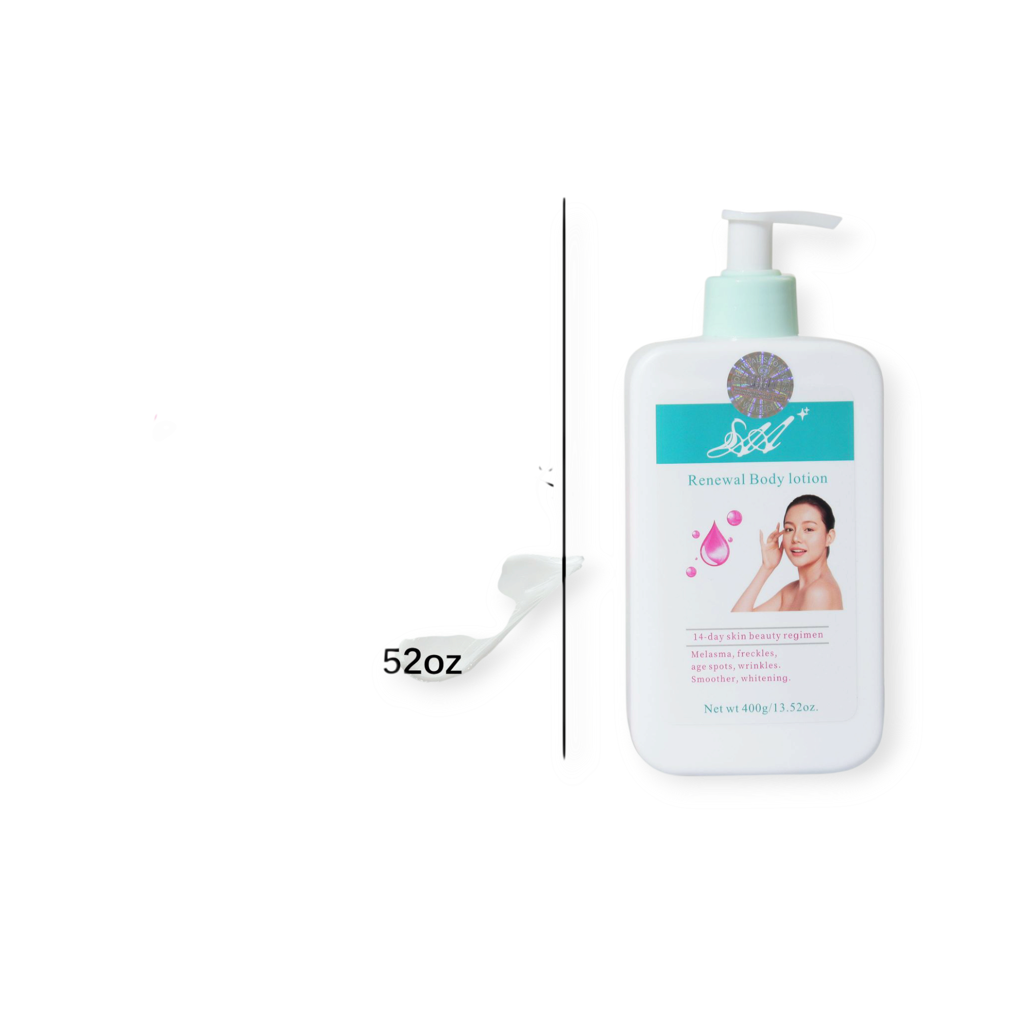 Renewal Body Lotion -  Hydrates the Skin,  Removes Pigmentation, Brightens Skin, and Provides Anti-aging Benefits