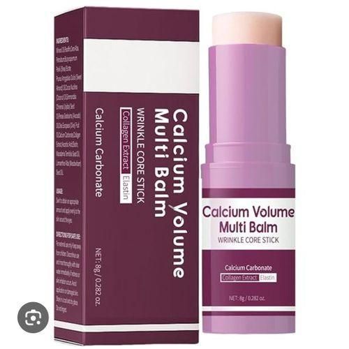 Calcium Volume Multi Balm Wrinkle Core Stick - Collagen Moisturizing Stick, Anti-aging, Hydrating, Firming Skin, Suitable for Eyes, Neck, & Face
