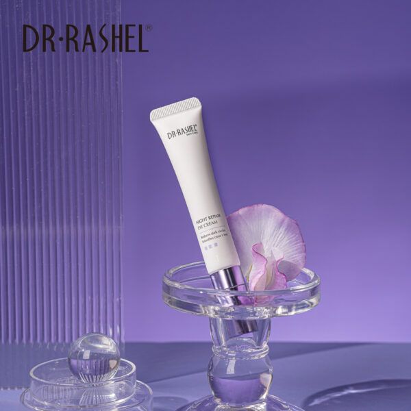 DR Rashel Retinol Night Repair Eye Cream - Contains Hyaluronic Acid & Retinol - Brightens Dark Circles, Smooths Lines, Reduces Puffiness, Hydrates..