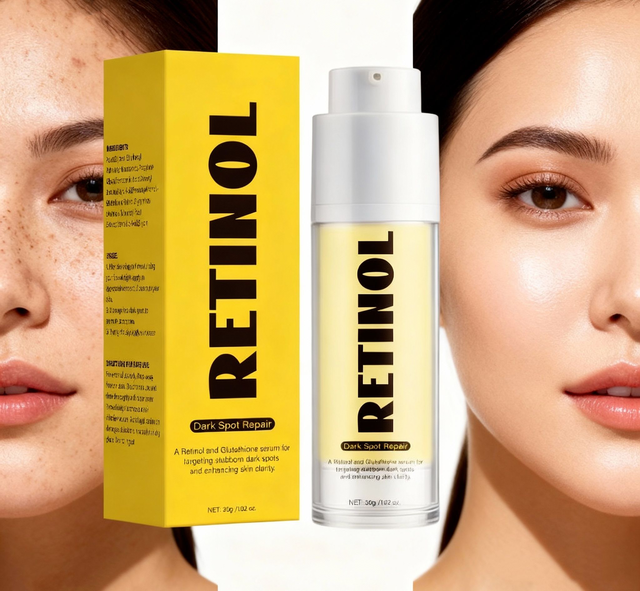 Retinol Dark Spot Repair Face Serum -  for Skin Brightening Relief, Dark Spot Removal, Antiaging, Blemish Clearing, Pigmentation Correctors