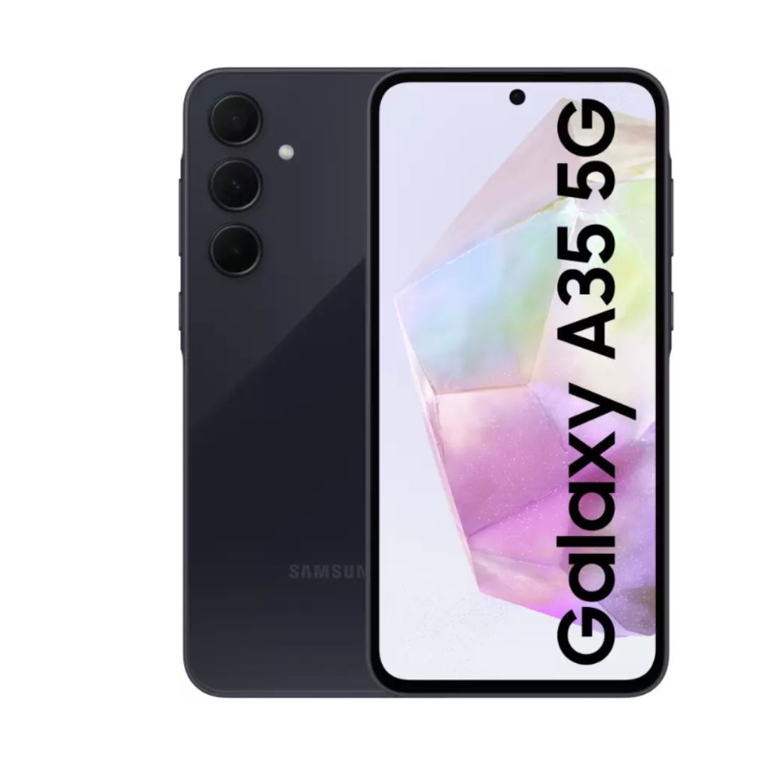 (ANNIVESARY OFFER)Samsung Galaxy A35 5G RAM:6GB
Internal Storage: 128GB
Main camera: 50MP + 8MP + 5MP
Front camera: 13MP
Display: 6.6 inches, 120 Hz
Processor: Exynos 1380 SoC
OS: Android 14, One UI