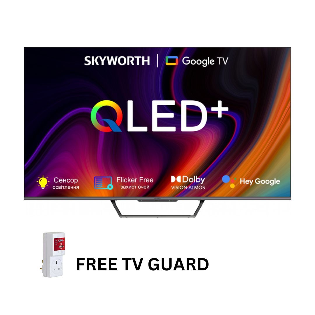 Skyworth 50G3B 50 inch 4K UHD QLED Google TV,Smart Google TV | Hands-free voice control
Flicker Free|HDR10+
Netflix, Prime Video, Disney+, Youtube, Youtube HDR, Dolby Vision, HDR10+
Dolby Atoms for TV