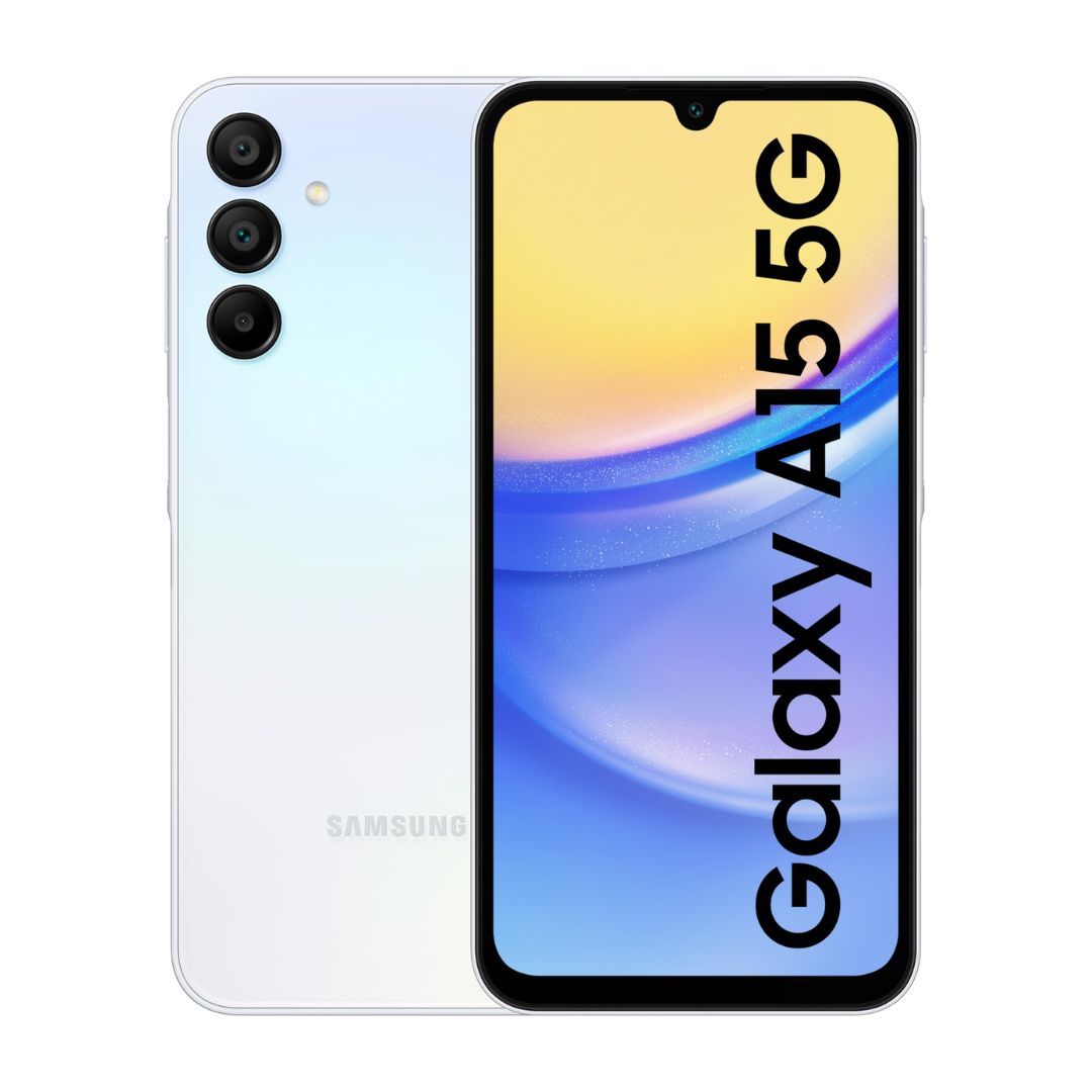 Samsung Galaxy A15 5G OS:Android14
Main camera:50MP+5MP+2MP
Front camera:13 MP
Display:6.4 inch
Processor: Mediatek Helio G99 (6nm)
Connectivity:Dual SIM,5G Wi-FI
Battery: 5,000 mAh