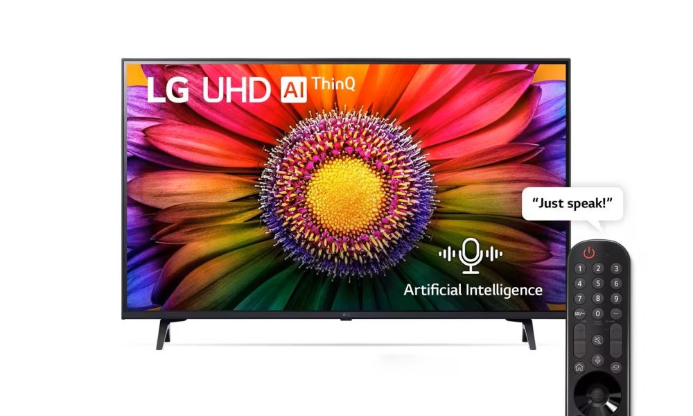 LG UHD 4K TV| 55 Inch | UR80 series| WebOS 23 | Smart AI ThinQ | Magic Remote | AI Concierge | Cinema Im
