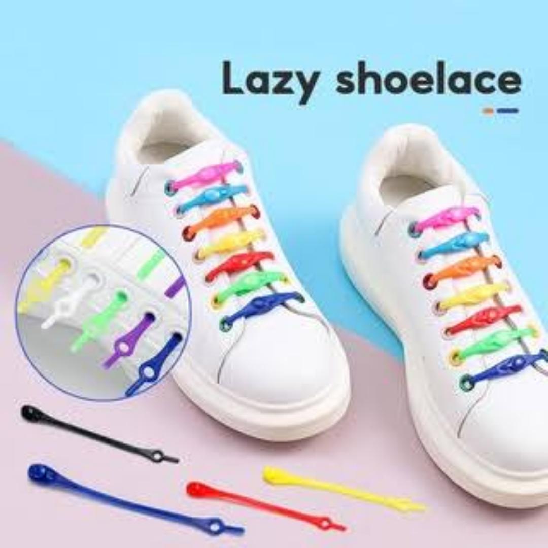 12PCs Silicone Shoelaces Round Elastic Shoe Laces a set
Colours available green, blue,pink,red,yellow,white,grey,black , purple and mixed color.
 No Tie Shoelace For Men Women All Sneakers