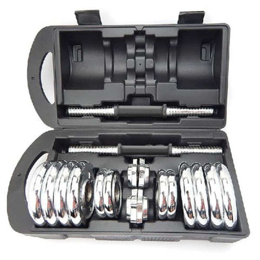 [SPECIAL OFFER] 30KG Dumbbell Set Weight Dumbbells Home Gym Training Fitness BarBell Equipment