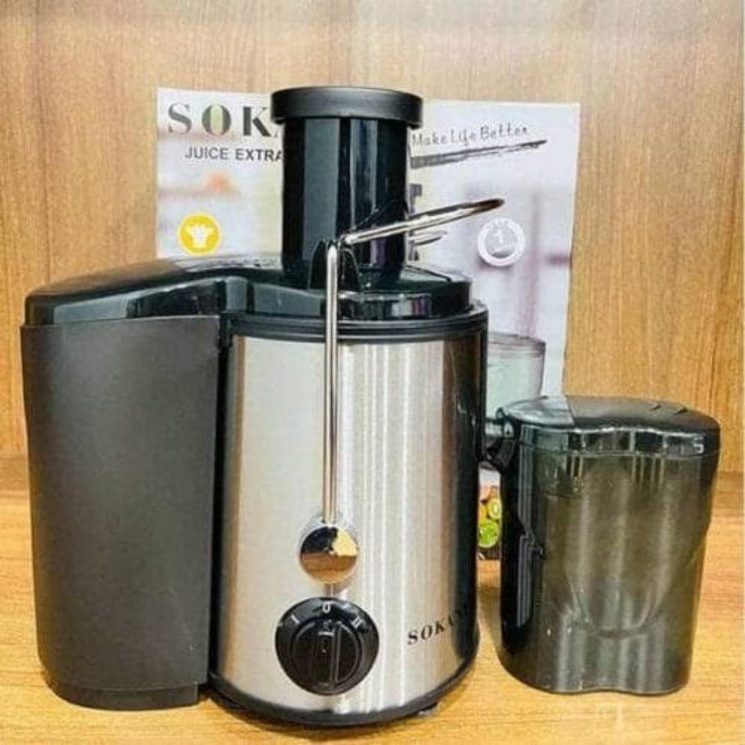 Sokany Juice Extractor - Juicer with Powerful motor, Stainless Steel Body, Large Food Tube