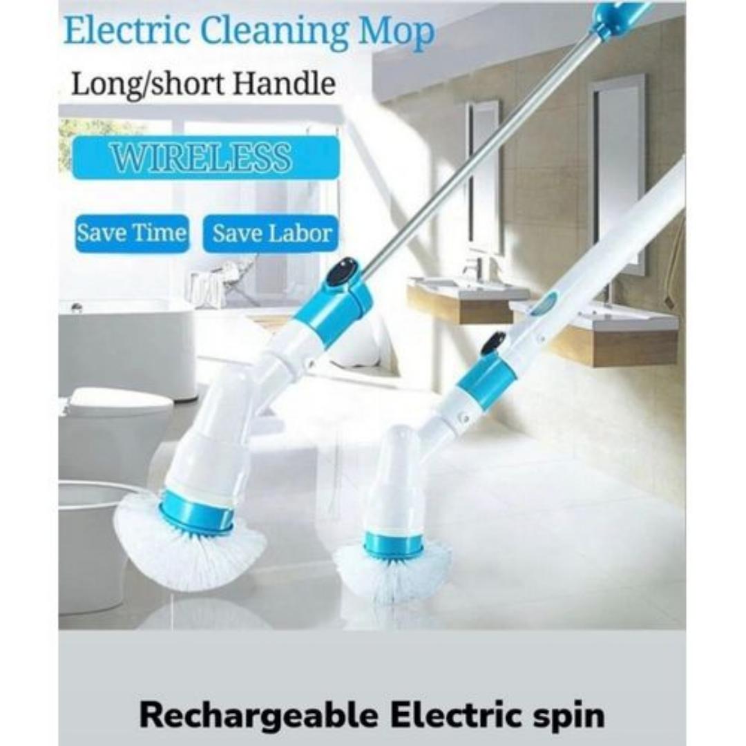 [OFFER] Hurricane Electric Spin scrubber Has 3 replacement cleaning head brush for tub, tiles,floor Portable rechargeable cordless with automatic rotation Extends upto 44 inches*