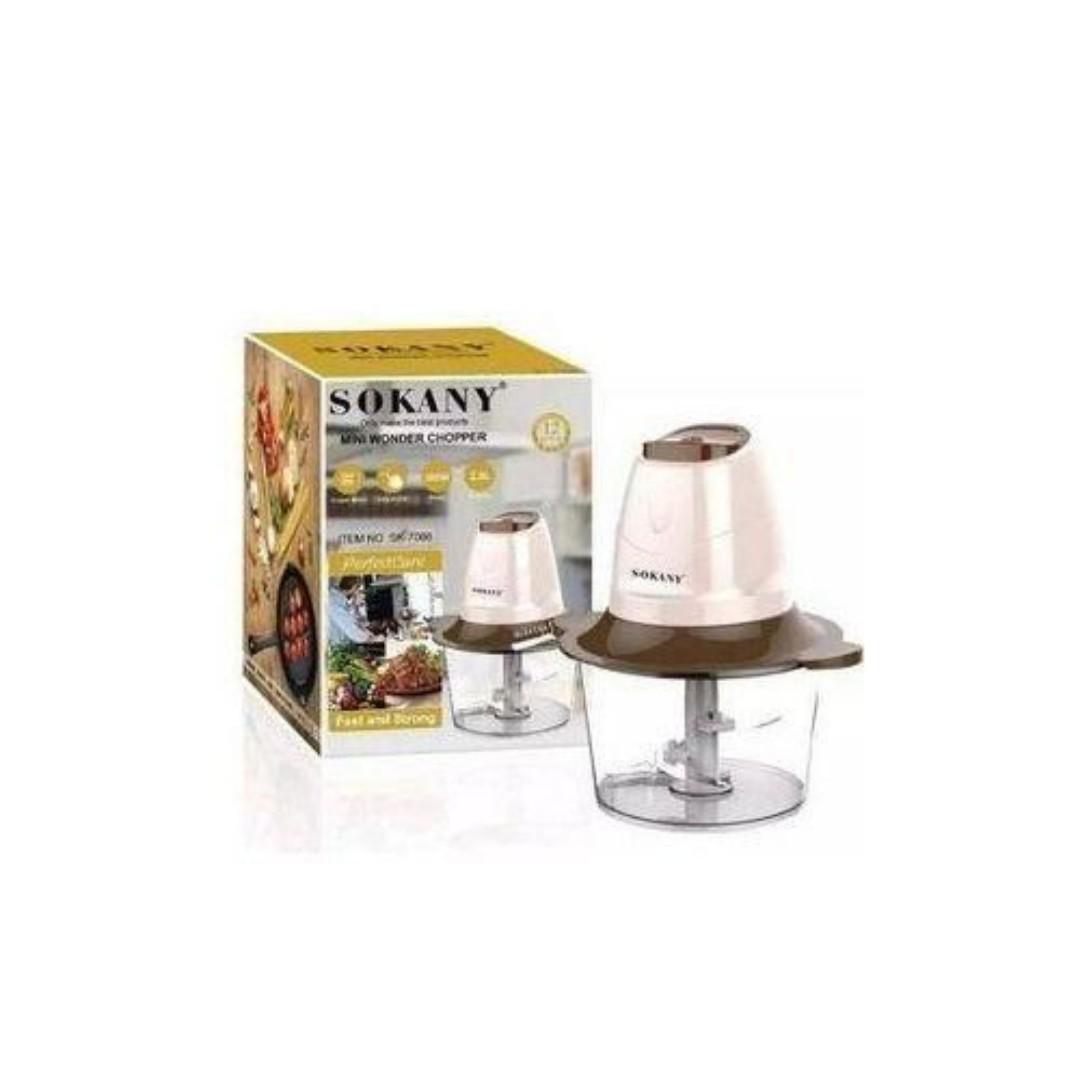 Sokany Food Chopper,Food Processor Mini Electric,2.0L 300W Meat Grinder /Mincer for Kitchen, Vegetable,Onion,Garlic,Salad, Baby Food, Fruit, Nuts