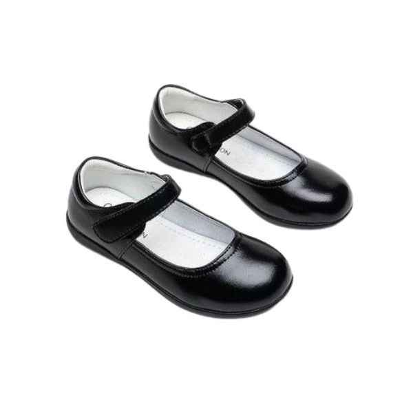 Black Wetlook(size 25 ,26 ,29 ,30 ,31 ,32) or Normal(size 27, 28, 33,34,35, 36) Girl's Shoes - School Shoes Sizes 25-36