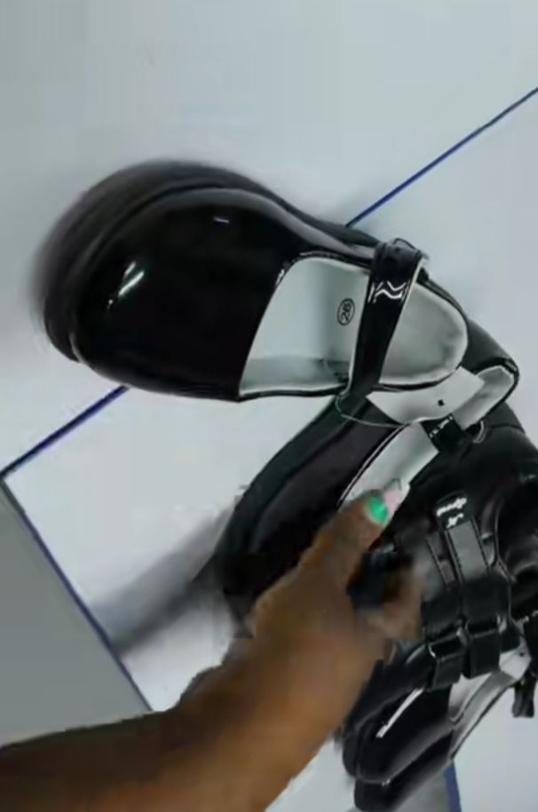 Black Wetlook(size 25 ,26 ,29 ,30 ,31 ,32) or Normal(size 27, 28, 33,34,35, 36) Girl's Shoes - School Shoes Sizes 25-36