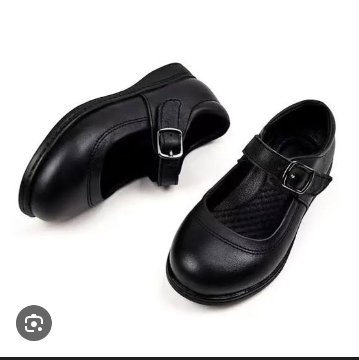 Black Wetlook(size 25 ,26 ,29 ,30 ,31 ,32) or Normal(size 27, 28, 33,34,35, 36) Girl's Shoes - School Shoes Sizes 25-36