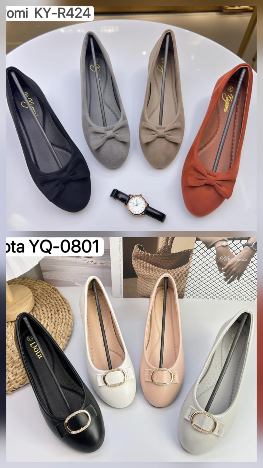 Light Ladies Fashion doll shoes, available in assorted colors and sizes 37-42