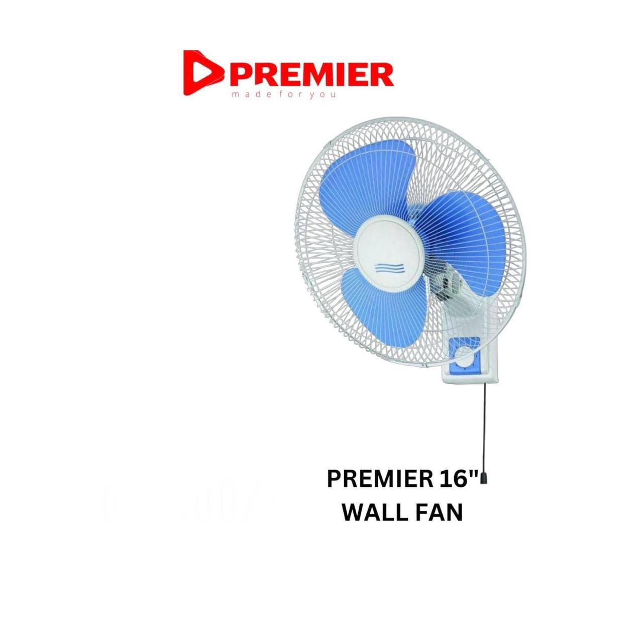 Premier 16" Wall Mounted Cooling Fan