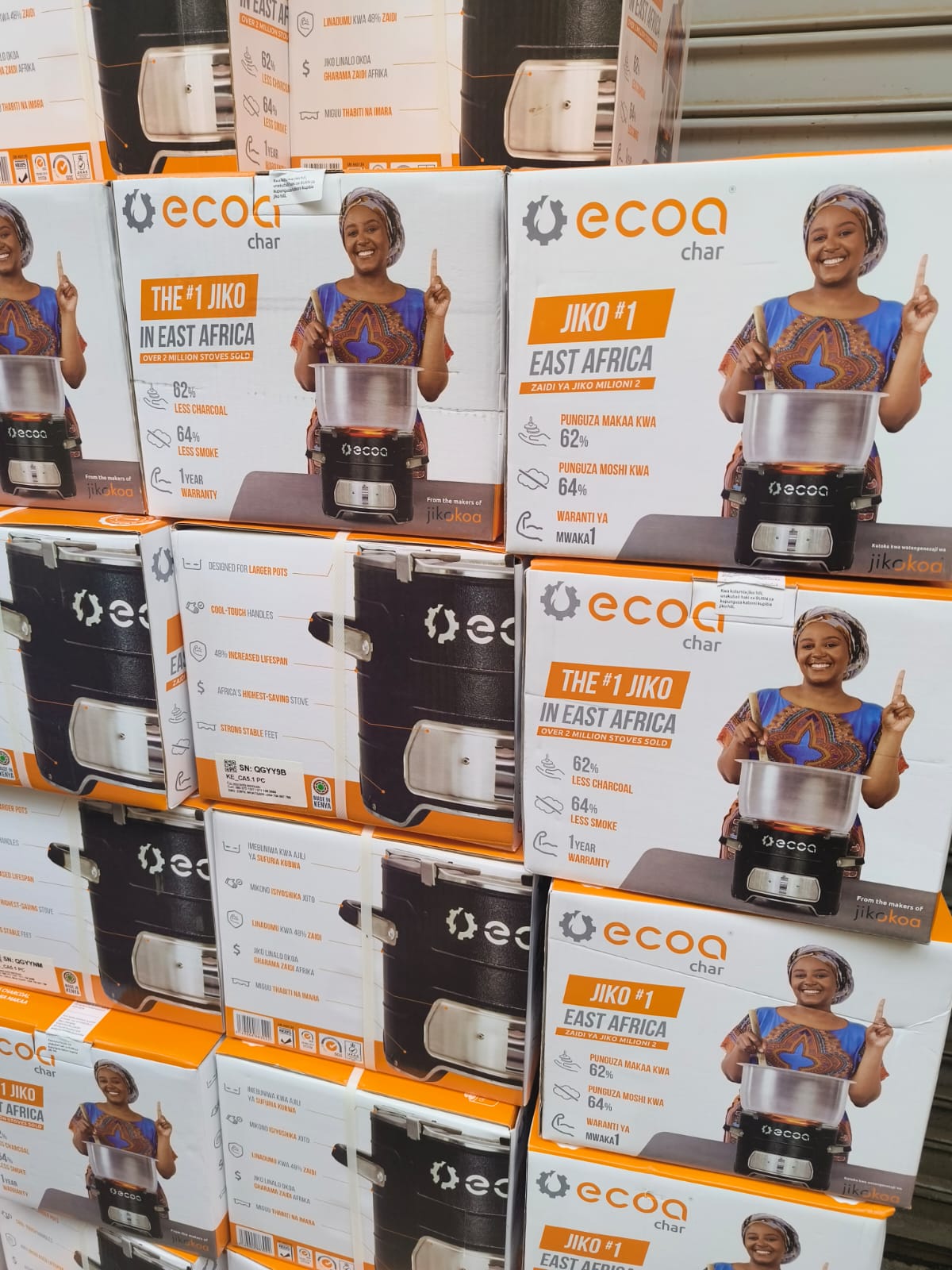 Jikokoa MEDIUM QUALITY MODERN CHARCOAL STOVE ,ENERGY SAVING Jikokoa stove cooks twice as fast with half the charcoal COMPARED TO OTHER STOVE