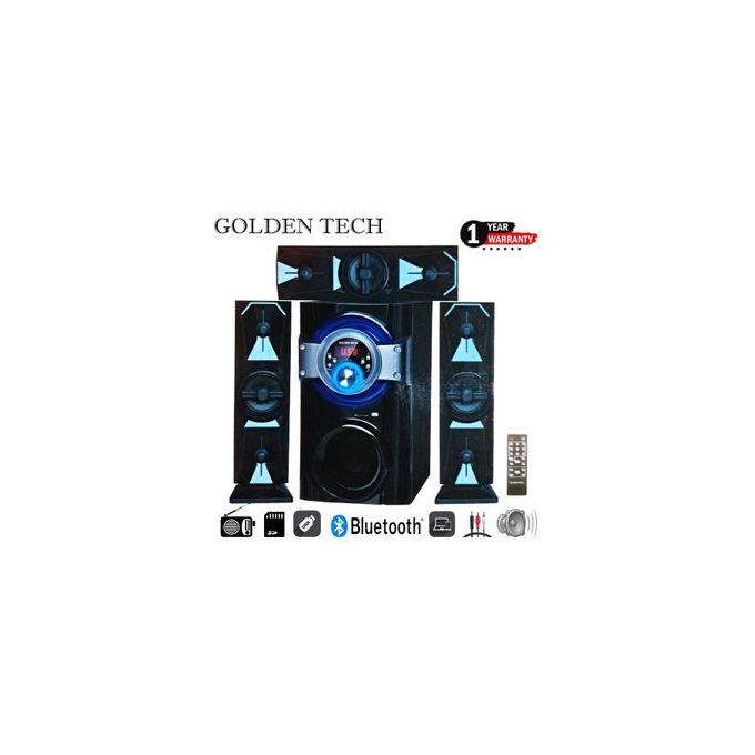 Golden Tech GT-111BT  15000W P.M.P.O X-BASS Sub Woofer 3.1ch System BT,FM,USB