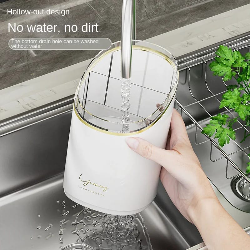 High Quality Kitchen Cutlery Drain Box – Multifunctional Tableware Storage Organizer for Spoons, Forks, Knives & Utensils, Draining Base, Space Saver