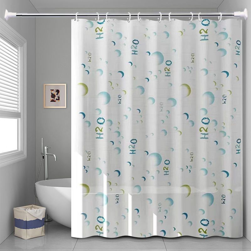 Waterproof EVA Shower Curtain 180x200cm – Anti-Mould, Anti-Bacterial, Chlorine-Free Bathroom Curtain with Easy-Clean Surface for Home and Hotel Use